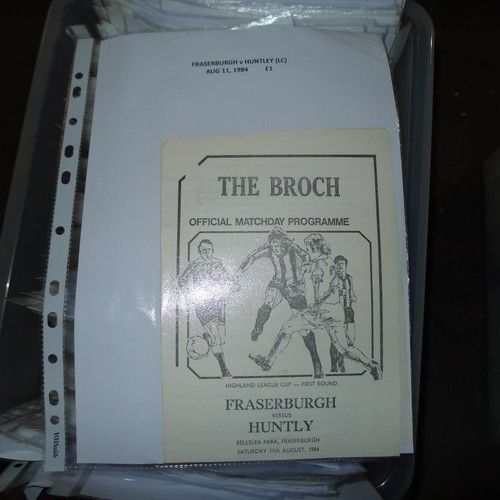 8214 - 1 box containing a quantity of various Scottish clubs football programmes mainly from the 1960s onwa... 