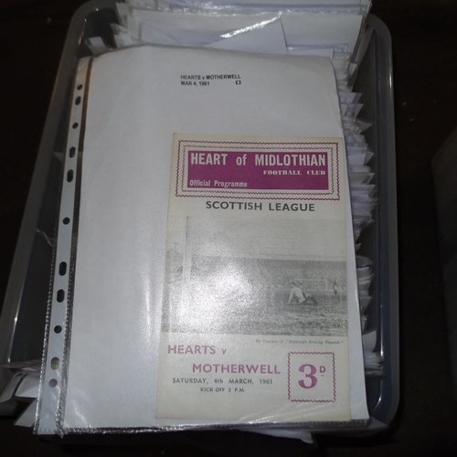 8214 - 1 box containing a quantity of various Scottish clubs football programmes mainly from the 1960s onwa... 