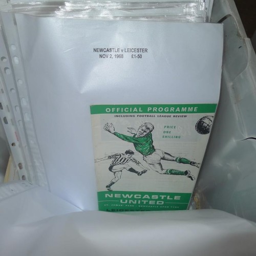 8220 - 1 box containing a quantity of various football programmes mainly from the 1960s onwards. Clubs appe... 