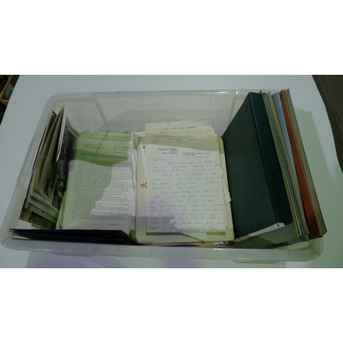 8223 - A quantity of various interesting documents mainly all relating to Dave Smith ex manager of Mansfiel... 