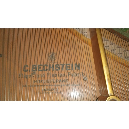 3668 - (H1) 1926 Bechstein model L boudoir grand piano (5ft 7ins) with twin side tapered legs and elaborate... 