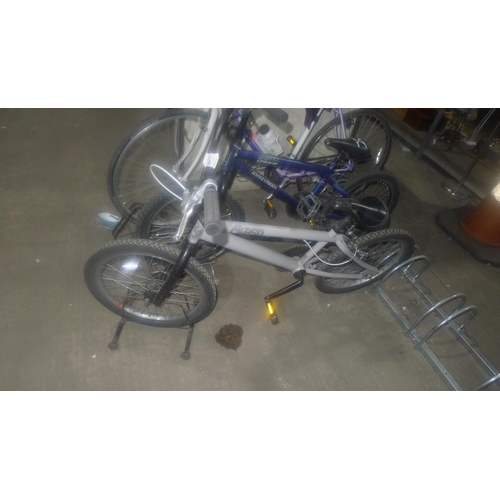 2082 - A BMX bike in grey no make or model visible