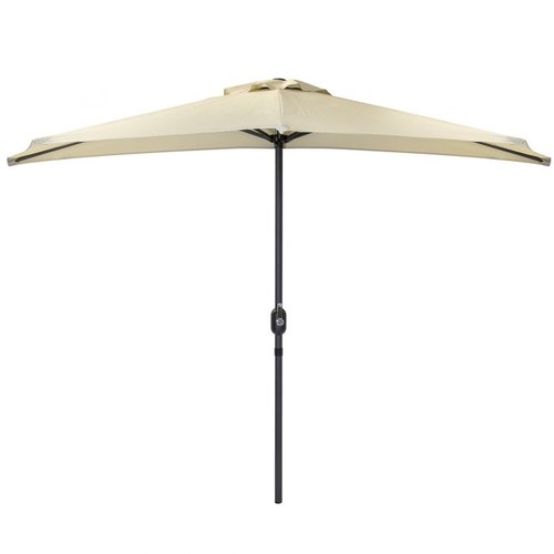 359 - 1 Charles Bentley 2.7m balcony garden beige parasol umbrella RRP region of £45