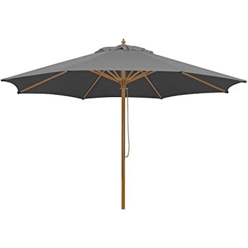 366 - 1 Schneider Malaga 3m traditional dark grey parasol RRP £149