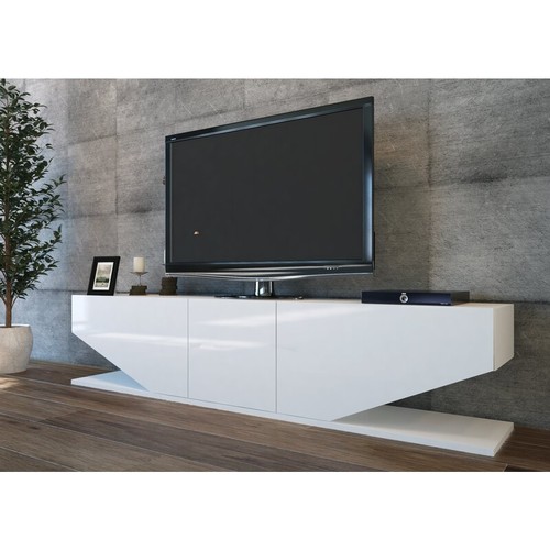 375 - 1 Blue Elephant TV stand for TVs up to 78 inches RRP £224. Boxed and requires assembly