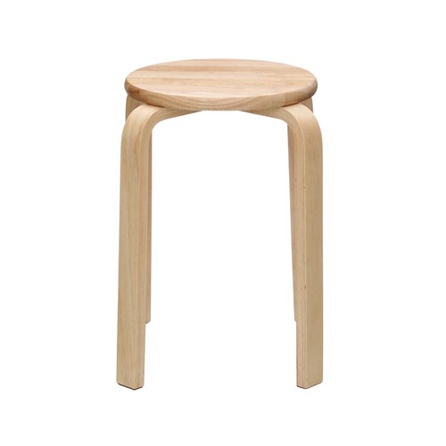 382 - A set of two wood decorative stools by Mack & Milo RRP £61. Boxed and requires assembly