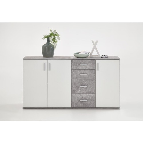 390 - 1 Zipcode Design Frieda 160cm wide sideboard RRP £209. Supplied in two boxes and requires assembly