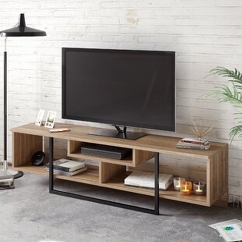 395 - 1 Blue Elephant TV stand for TVs up to 65 inches RRP £101. Boxed and requires assembly