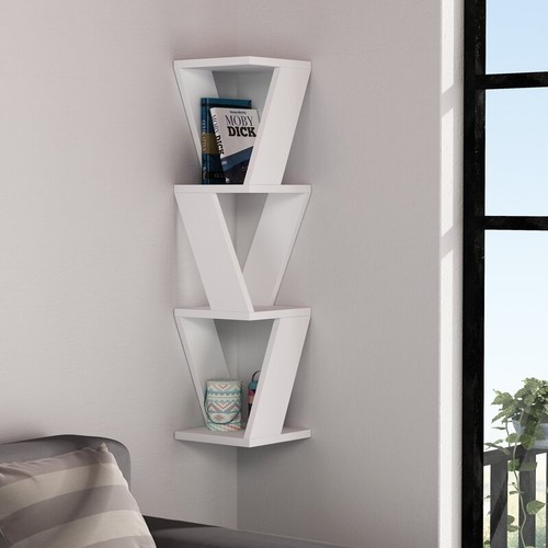 417 - 1 Mack & Milo Areyanna wall shelf RRP £34. Boxed and requires assembly