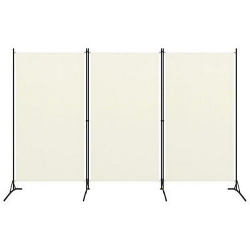 404 - A Vida XL 4-panel cream / white room divider approx 200 x 180cm RRP £43. Boxed and requires assembly