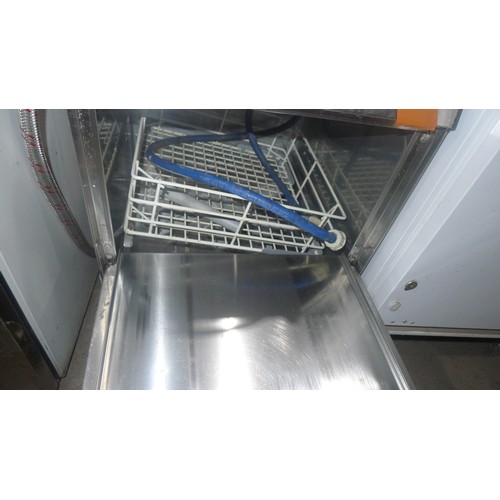 3081 - A countertop commercial stainless steel glass washer by Maid Aid - 240v trade