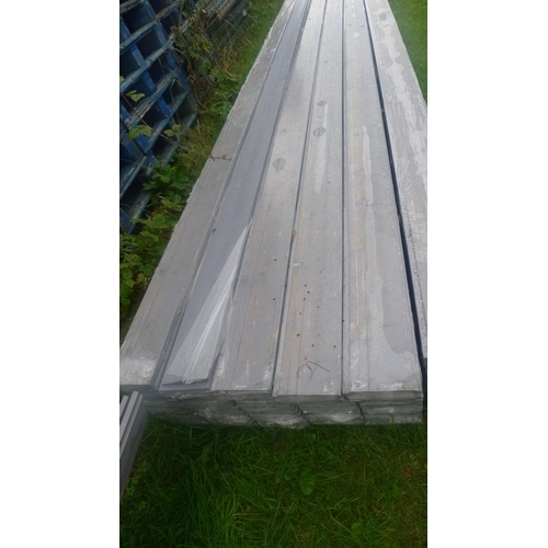 554 - 6 packs of  Q-Clad grey painted exterior quality timber cladding by Timber Cladding Company. Each pa... 