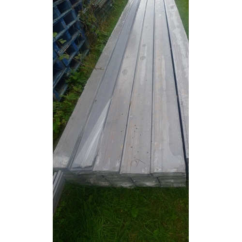 556 - 6 packs of   Q-Clad grey painted exterior quality timber cladding by Timber Cladding Company. Each p... 