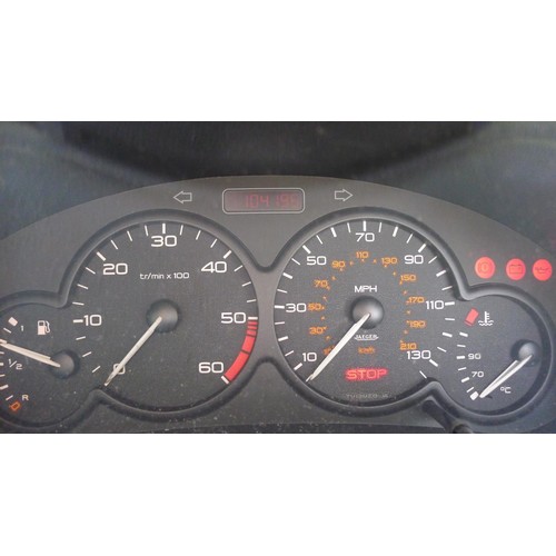 780 - Peugeot 206 LX D, 5 dr hatch reg S284 NCF, 30/10/1998, 5sp manual Diesel 1868cc, Mileage 104,195' Mo... 