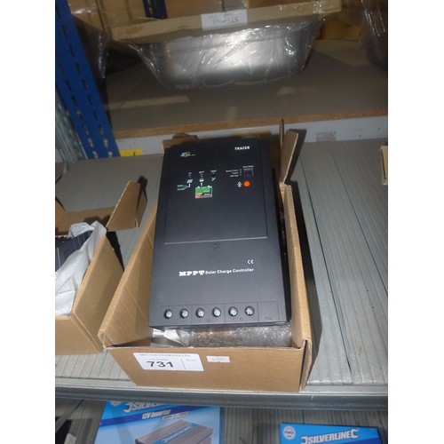 731 - 1 MPPT solar charge controller by EP Solar model Tracer-4210RN, 12v/24v, 40A