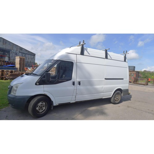 771 - Ford Transit Van, 115 T350L RWD, Reg FV56 LMO, 1st reg 01/01/2007, 2402cc 6sp manual diesel, High Ro... 