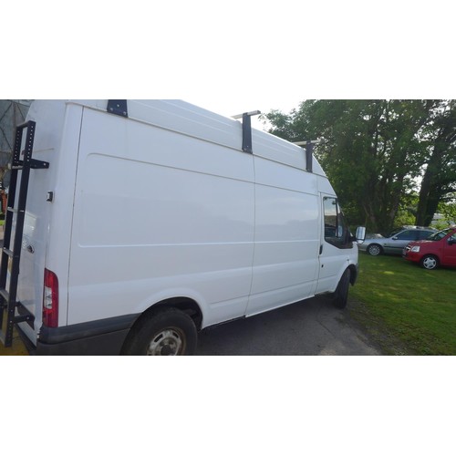 771 - Ford Transit Van, 115 T350L RWD, Reg FV56 LMO, 1st reg 01/01/2007, 2402cc 6sp manual diesel, High Ro... 