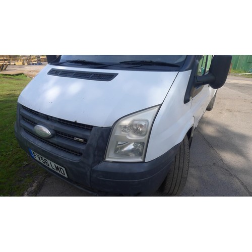 771 - Ford Transit Van, 115 T350L RWD, Reg FV56 LMO, 1st reg 01/01/2007, 2402cc 6sp manual diesel, High Ro... 