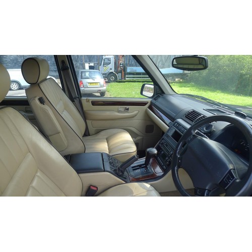 773 - Range Rover 2.5 DHSE Auto, Reg PRN 6X, 1st Reg 07/03/2000, 2499cc 4sp Diesel Auto, Blue, Mileage 88,... 