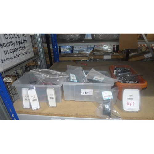 747 - A quantity of various fuses and fuse holders used in the installation of solar photovoltaic panels e... 