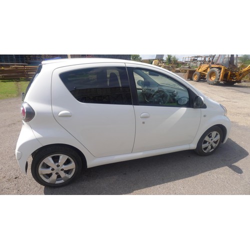 782 - Toyota Aygo Move With Style VVT-I 5dr hatch, Reg GJ63 BPE, 1st reg 30/09/2013, 5 sp manual petrol 99... 