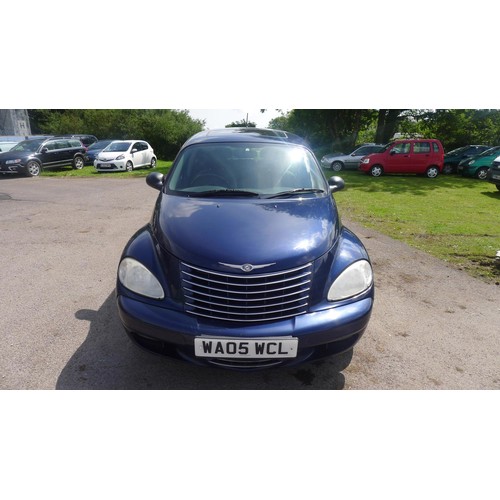 779 - Chrysler PT Cruiser Limited, 5dr Hatch, Reg WA05 WCL, 31/05/2005, 5sp manual petrol, 2429cc, Blue, M... 