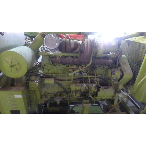 757 - Large skid mounted Petbow standby Generator  Type 150R53, S/n 41614 Rolls Royce C Range 6 cyl Diesel... 