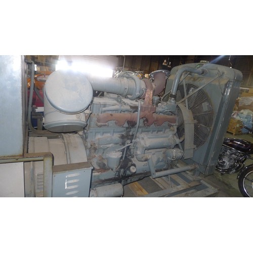 756 - Large skid mounted 200 KVA Generator by Petbow, Cummins 6 cylinder engine, Hrs 361. Mod No. NT 855P ... 