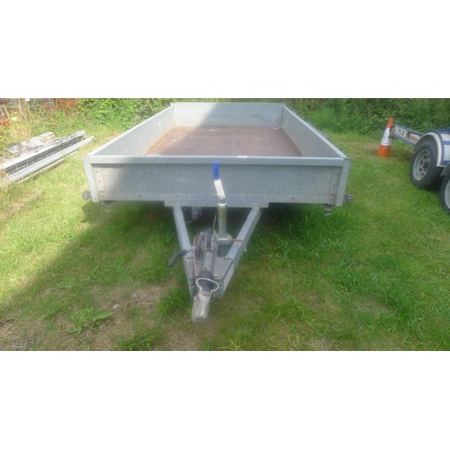 759 - Plant trailer 10ft x 6ft, twin axle, 2600kgs capacity, S/n G26106.