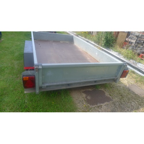 759 - Plant trailer 10ft x 6ft, twin axle, 2600kgs capacity, S/n G26106.