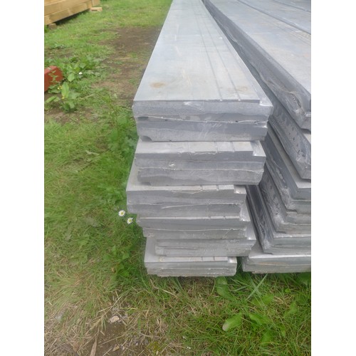 557 - 6 packs of   Q-Clad grey painted exterior quality timber cladding by Timber Cladding Company. Each p... 