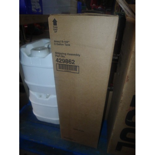 178 - 1 pallet containing various fire fighting  items including 2 Ansul fire suppression kits, 4 fire ala... 