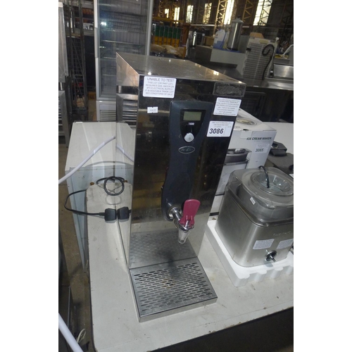 3086 - A countertop commercial stainless steel hot water boiler by Instanta type 1500 - 240v trade