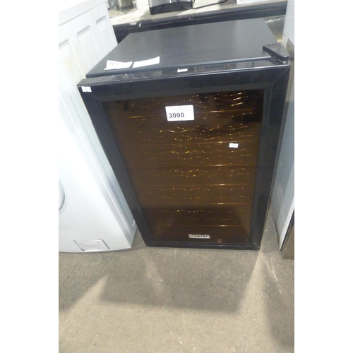 3090 - A countertop tinted, bottle display/wine fridge by Beumatic - 240v trade