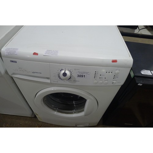 3091 - An undercounter washing machine by Zanussi type ZWG5145 - trade