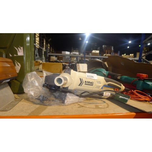 3159 - 1 angle grinder by MacAllister type MSAG2000, 230mm, 240v