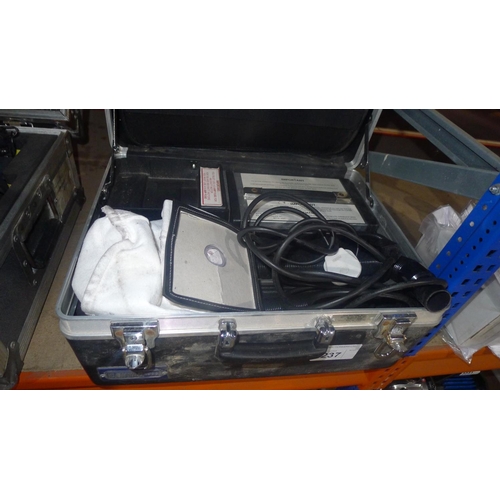 3237 - A Convac vacuum cleaner type 2000 contained in a black   carry case