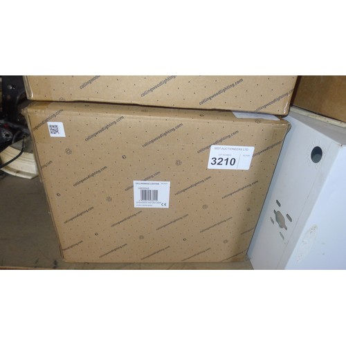 3210 - 2 warehouse sodium / metal halide lights and a quantity of various bulbs