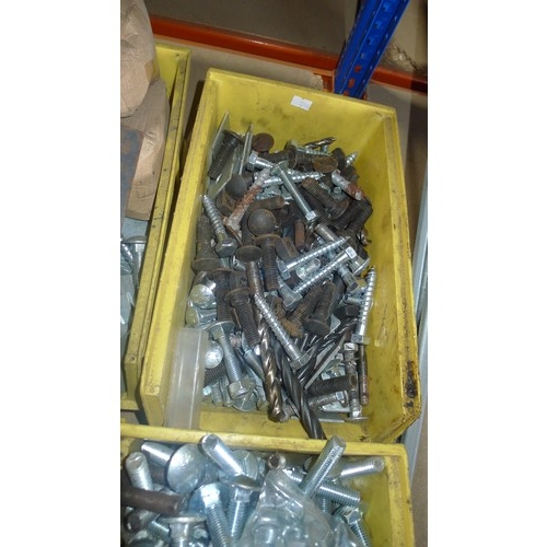 3179 - A quantity of various nuts, bolts, corner braces etc