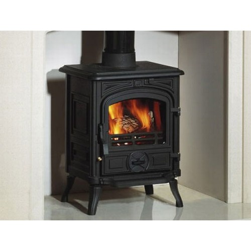 3350 - A Franco Belge Belfort multifuel stove approx 550mm high x 420mm wide x 340mm deep, 6.5kw max output... 