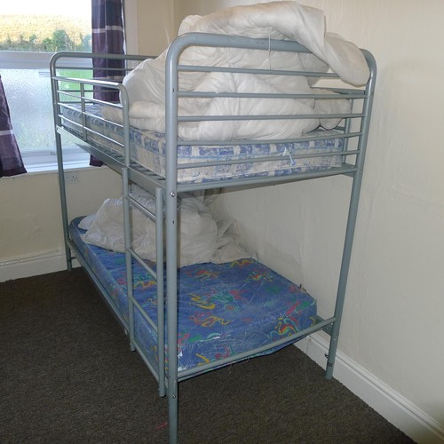 68 - The contents of student dormitorys Room 12 and 11 comprising of 4 bunk beds and 1 bay of Dexion type... 