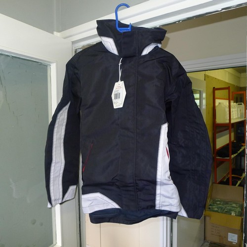 385 - 1 blue sailing jacket by Bainbridge side S