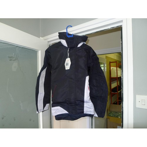 387 - 1 blue sailing jacket by Bainbridge side S