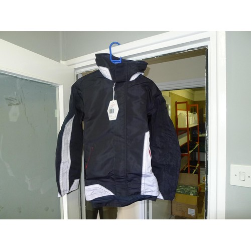 389 - 1 blue sailing jacket by Bainbridge side S