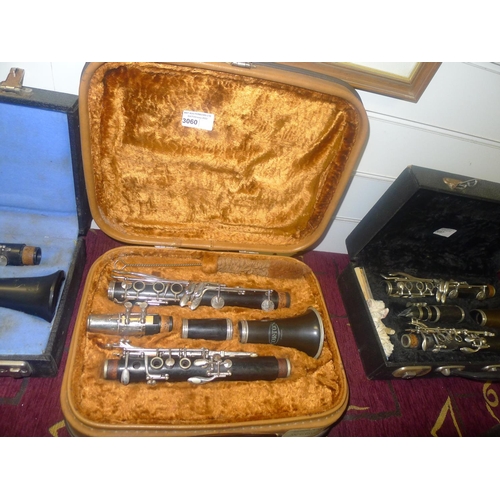 3060 - A Corton clarinet with original carry case