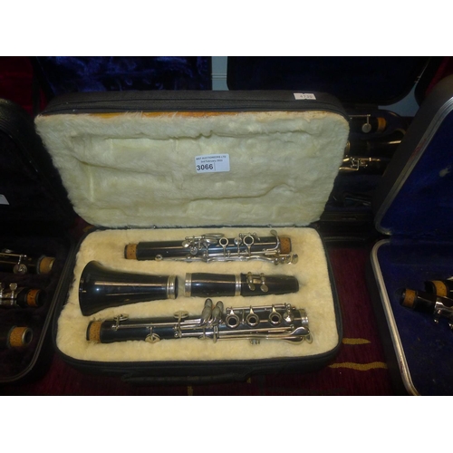 3066 - A Yamaha clarinet with carry case, has a 3C headjoint