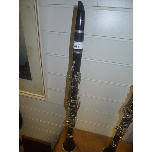 3083 - A Normandy clarinet with a Yamaha 5C mouthpiece, no case