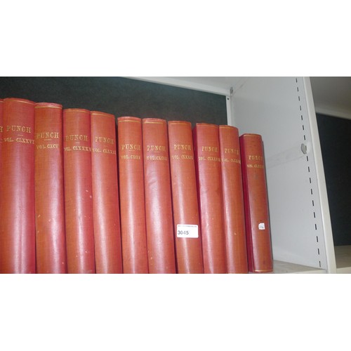 3151 - 20 vintage bound volumes of punch