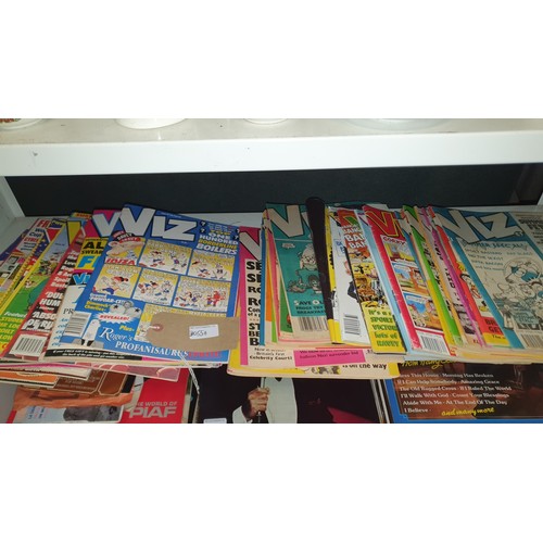 3165 - A quantity of various vintage Viz magazines from 1989 - 2000. Approx 48 copies, (one shelf)