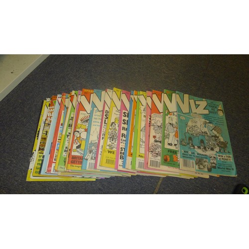 3165 - A quantity of various vintage Viz magazines from 1989 - 2000. Approx 48 copies, (one shelf)